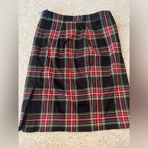 J. CREW plaid skirt